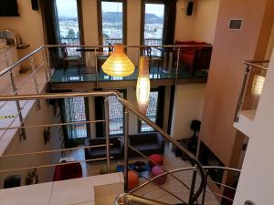 a view from the second floor of a building at Amfitriti Palazzo in Nafplio