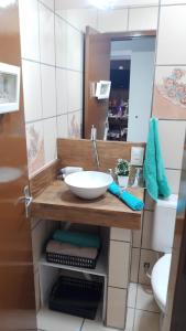 FLAT Promoção Mensal的一间浴室