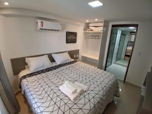 Katil atau katil-katil dalam bilik di Gold Flat - Praia do Cabo Branco +43 gambar
