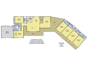Půdorys ubytování Campania Spa Suite 1