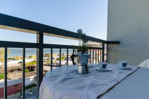 Balkón nebo terasa v ubytování Cortina 2-22