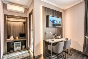 A television and/or entertainment centre at PAX hotel