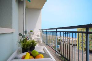 Balkón nebo terasa v ubytování Cortina 2-34