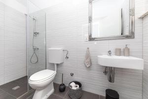 Koupelna v ubytování Perla Castellana