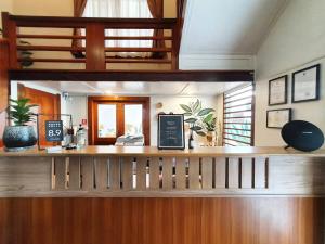 Kuchyň nebo kuchyňský kout v ubytování Dinsomon Hotel