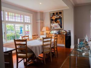 a dining room with a table and chairs at The Gables B&B in Picton