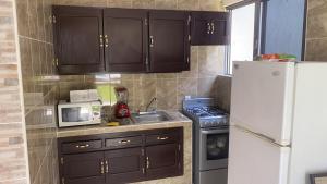 Кухня или мини-кухня в Posada fresno
