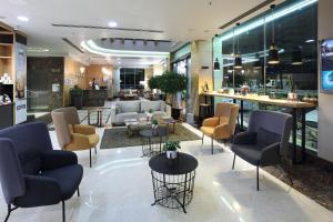 Posezení v ubytování Masel Hotel