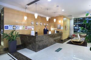 Vstupní hala nebo recepce v ubytování Masel Hotel