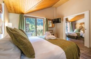 Hotel Princesa Parc客房内的一张或多张床位