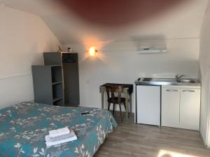 Kuchyň nebo kuchyňský kout v ubytování hôtel Le Cosy + 37 fotografií