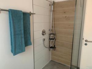 Koupelna v ubytování Ferienwohnung Gartenstadt