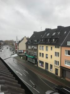 a view of a city street with buildings at Sweet Home Appartements 1 in Bottrop