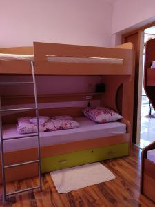 Krevet ili kreveti na sprat u jedinici u okviru objekta Apartman Danijel Jagic