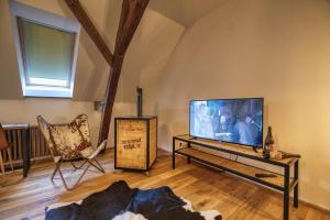 TV/Unterhaltungsangebot in der Unterkunft Pivní Hotel