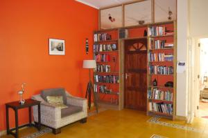 Knihovna v bed and breakfast