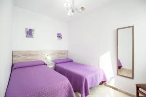 Ein Bett oder Betten in einem Zimmer der Unterkunft Apartamento Conil Centro