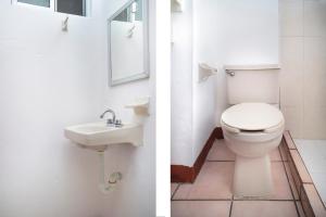 Koupelna v ubytování Hotel Kashlan Palenque