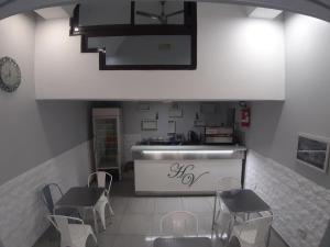 Кухня или кухненски бокс в Albergo Viola