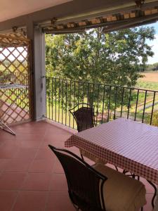 Balkón alebo terasa v ubytovaní Il Grano Di Bramante