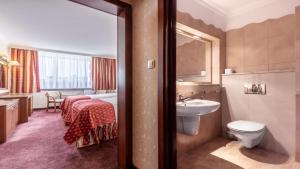 Kúpeľňa v ubytovaní Hotel Gołębiewski Białystok
