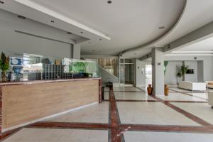 The lobby or reception area at Georgioupolis Beach Hotel