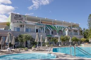 The swimming pool at or close to Georgioupolis Beach Hotel