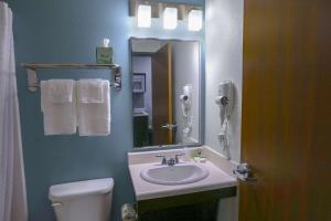 Koupelna v ubytování WoodSpring Suites Las Colinas - Northwest Dallas