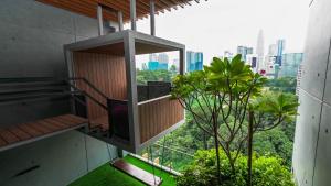 Balkon ili terasa u objektu Ceylonz Lifestyle Suites @ Bukit Bintang