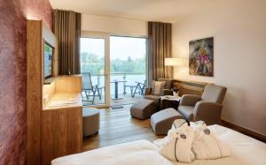 Posezení v ubytování Hotel Villa Hügel
