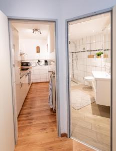 Koupelna v ubytování Ferienwohnung Kruppa + 37 fotografií
