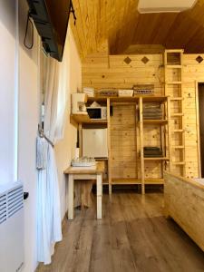 Køkken eller tekøkken på Domeniul Horj Casa din Deal Moisei