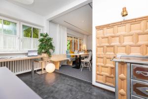 Istumisnurk majutusasutuses Haus Deutinger