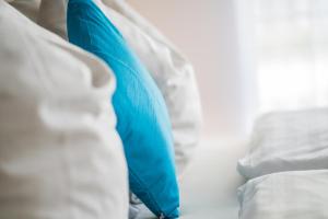 Posteľ alebo postele v izbe v ubytovaní MyFlat B-Lake Silver Apartment