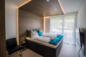Posteľ alebo postele v izbe v ubytovaní MyFlat B-Lake Silver Apartment