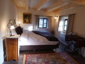 Postel nebo postele na pokoji v ubytování Heuholzmühle Privatzimmer