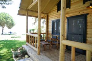 Zahrada ubytování Pino Mar Luxury Bungalows