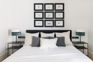 Hotel Bodega Tio Pepe客房内的一张或多张床位