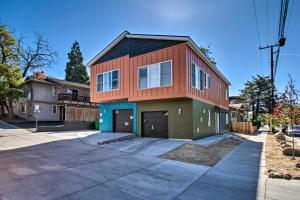 a house that is on the side of a street at Modern Midtown Reno Retreat Ski, Hike and Bike! in Reno