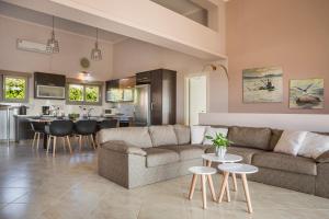 Χώρος καθιστικού στο Sailing Villa Kefalonia