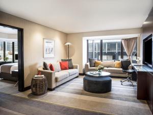 Uma área de estar em InterContinental Wellington by IHG