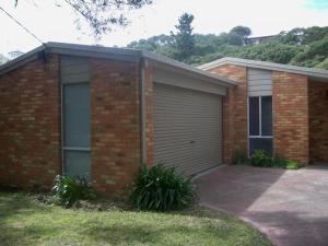 Bygningen som feriehuset ligger i