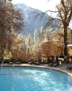 The swimming pool at or near The Ahwahnee