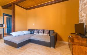 Televízia a/alebo spoločenská miestnosť v ubytovaní Apartment Porat