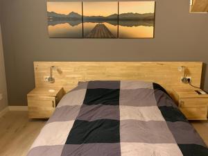 Postel nebo postele na pokoji v ubytování Ecolodge Otra Cosa