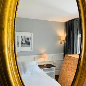 Säng eller sängar i ett rum på Hotel Vostra Llar