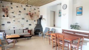 Χώρος καθιστικού στο Villa Anasa - Sea view & Private pool