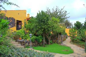 A garden outside Finca La Majadera