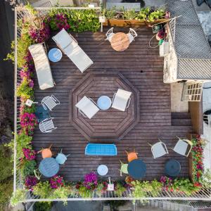 Innanhússgarður eða útisvæði á Flora Valley Boutique Hotel