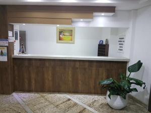 The lobby or reception area at Basilica Palace Hotel